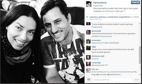 Adriana Lima Instagram'da Yenge Oldu